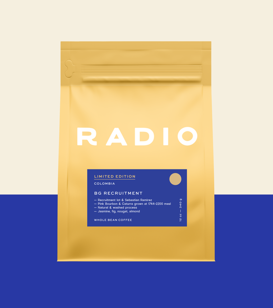 BG Recruitment Whole bean coffee