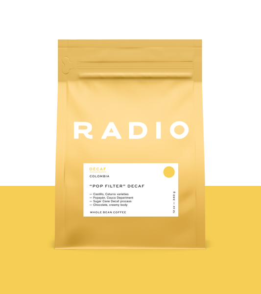 Decaf Coffee -  Colombia, from Radio Roasters Coffee
