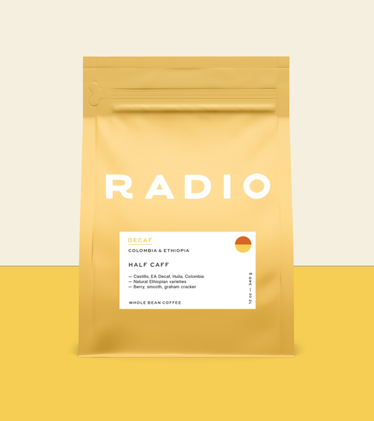 Half Caff  whole bean coffee