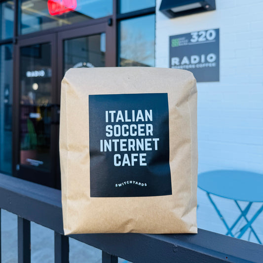 Whole Bean Coffee Blend from Radio Roasters Coffee - Italian Soccer Internet Cafe