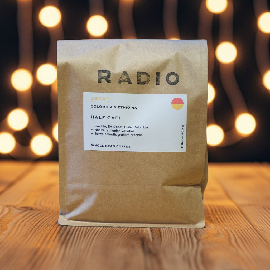 Half Caff  whole bean coffee