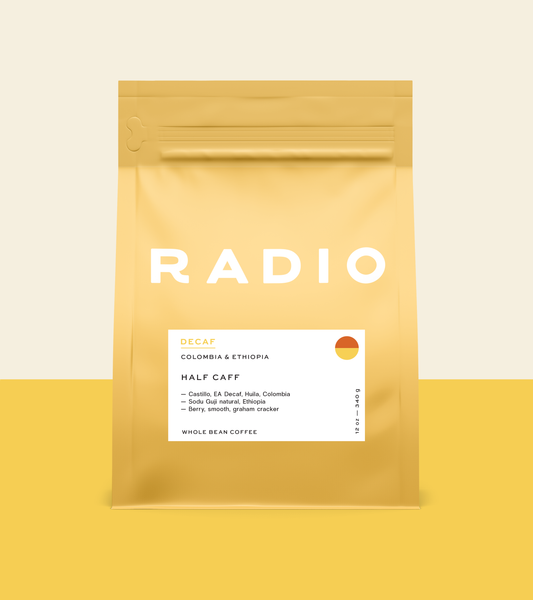 Half Caff - Colombia and Ethiopia Whole  Bean Coffee