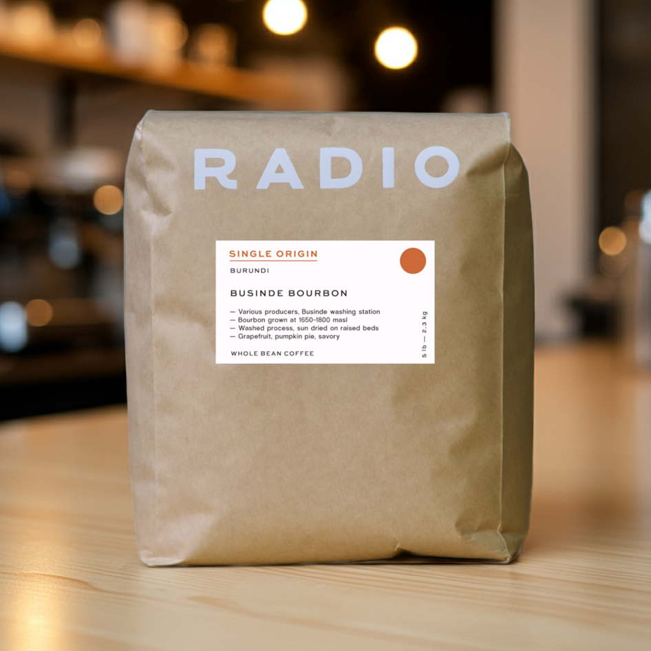Burundi whole bean coffee single origin