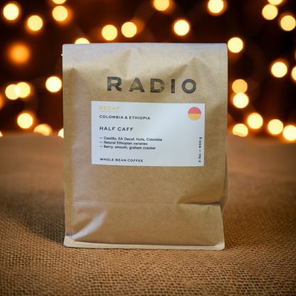 Half Caff  whole bean coffee