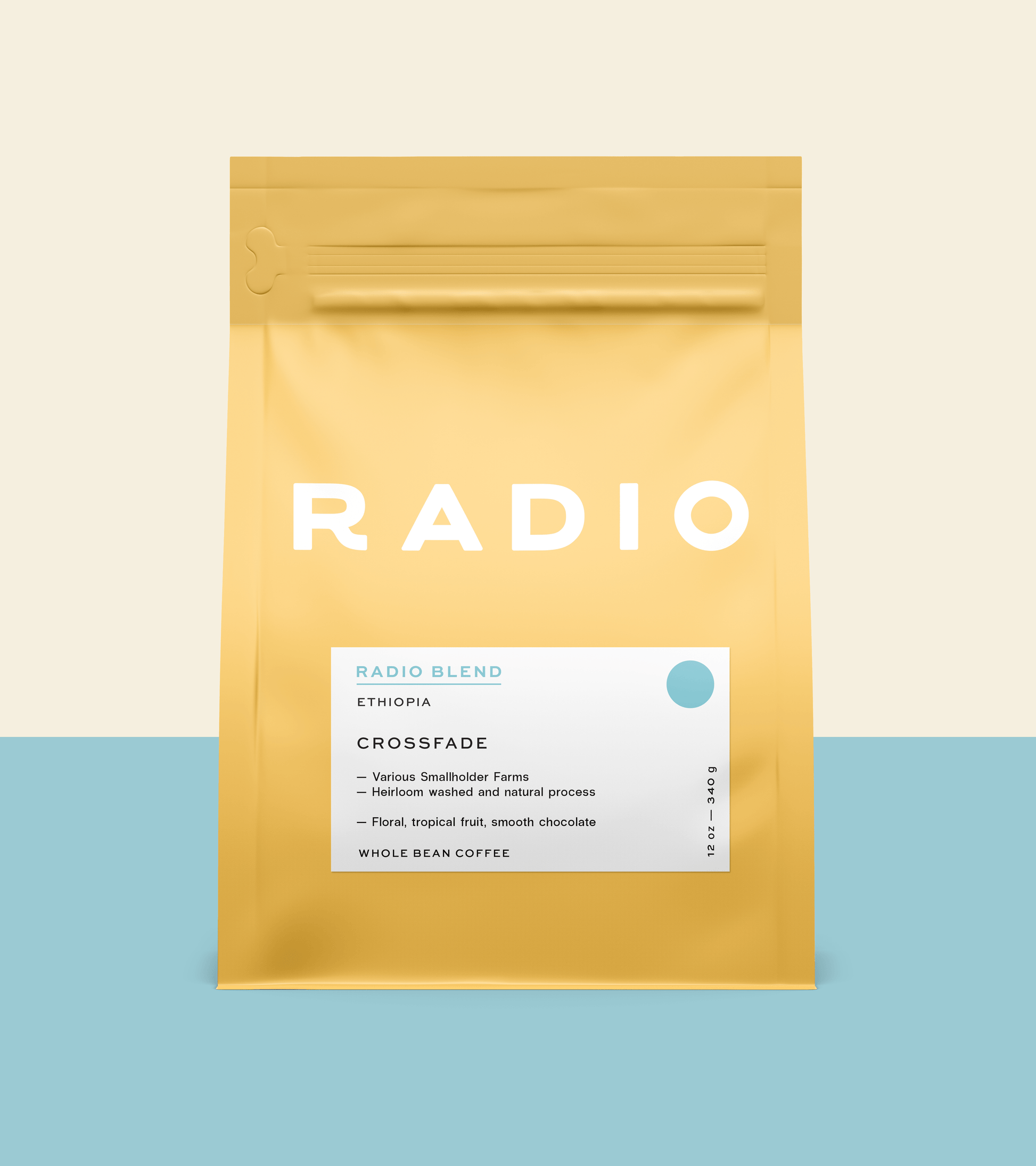 Ethiopian Crossfade Blend Whole Bean Coffee from Radio Roasters Coffee