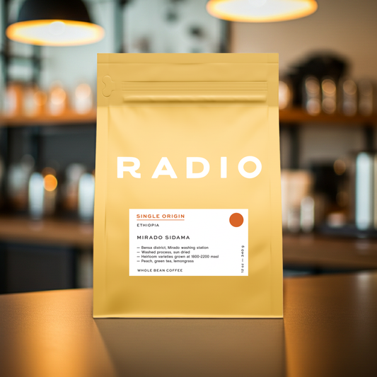 Ethiopia Sidama single origin whole bean coffee